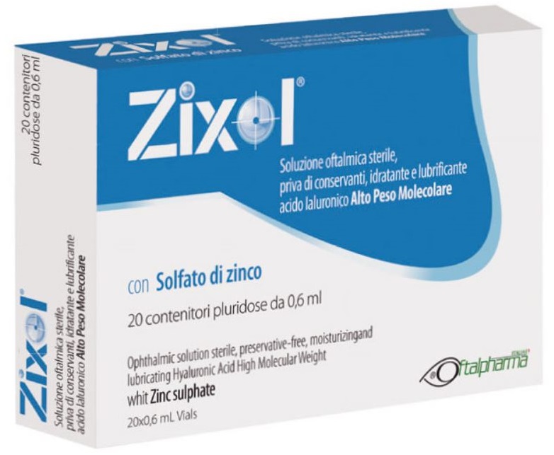 GOCCE OCULARI ZIXOL 20 FLACONCINI 0,6 ML - Farmacia Mortise
