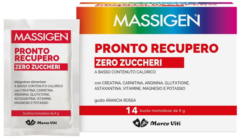 MASSIGEN PRONTO RECUPERO ZERO ZUCCHERI 14 BUSTINE - Farmacia Mortise