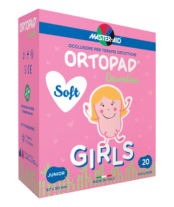 CEROTTO OCULARE PER ORTOTTICA ORTOPAD SOFT GIRLS JUNIOR 20 PEZZI - Farmacia Mortise