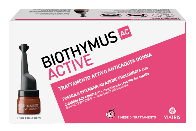 BIOTHYMUS AC ACTIVE TRATTAMENTO ATTIVO ANTICADUTA DONNA 10 FIALE - Farmacia Mortise