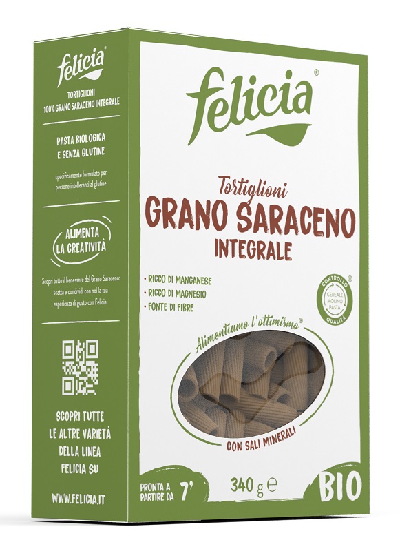 FELICIA BIO SARACENO TORTIGLIONI 340 G - Farmacia Mortise