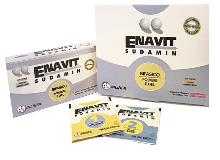 ENAVIT SUDAMIN BIFASICO 6 BUSTINE POLVERE + 6 BUSTINE GEL - Farmacia Mortise