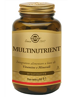 MULTINUTRIENT SOLGAR 30 TAVOLETTE - Farmacia Mortise