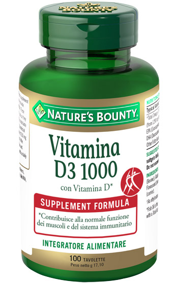 VITAMINA D3/1000 100 TAVOLETTE - Farmacia Mortise