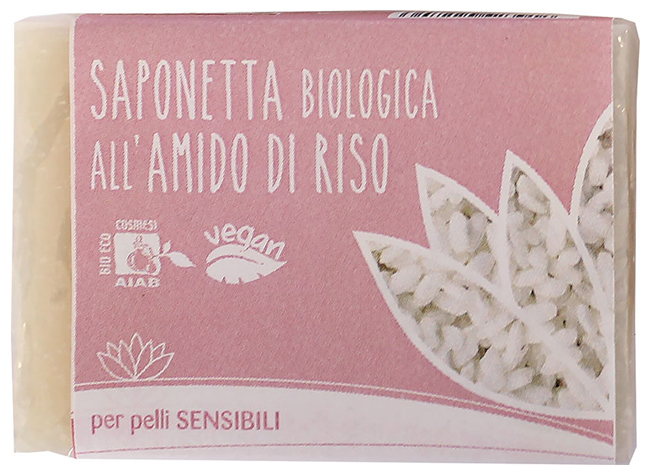 SAPONETTA AMIDO DI RISO BIO - Farmacia Mortise