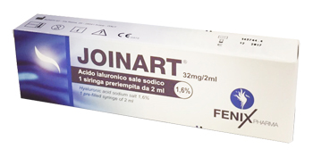 SIRINGA INTRA-ARTICOLARE JOINART ACIDO IALURONICO 1,6% 2 ML 3 PEZZI - Farmacia Mortise