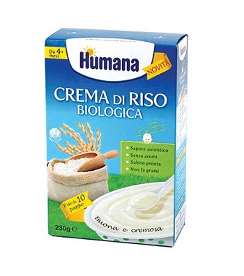 HUMANA CREMA DI RISO BIOLOGICO 230 G - Farmacia Mortise