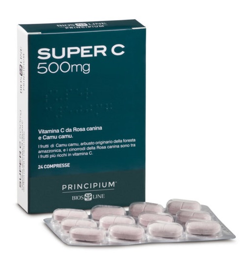 PRINCIPIUM SUPER C 500 24 COMPRESSE 24,2 G - Farmacia Mortise