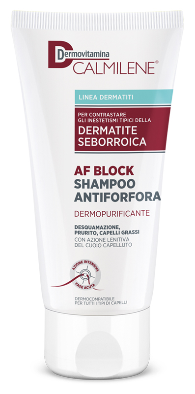 DERMOVITAMINA CALMILENE AF BLOCK SHAMPOO ANTIFORFORA DERMOPURIFICANTE DERMATITE SEBORROICA 200 ML - Farmacia Mortise