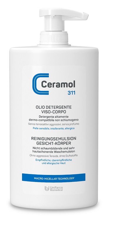 CERAMOL 311 OLIO DETERGENTE VISO/CORPO 400 ML - Farmacia Mortise