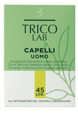 LABORATORIO DELLA FARMACIA TRICOLAB CAPELLI UOMO 45 COMPRESSE - Farmacia Mortise