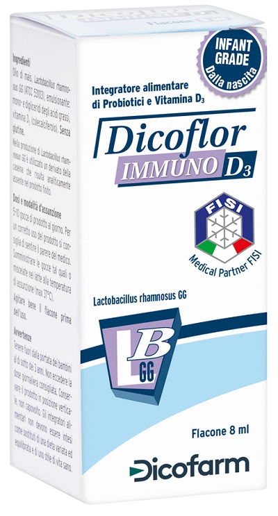 DICOFLOR IMMUNO D3 8 ML FLACONE - Farmacia Mortise