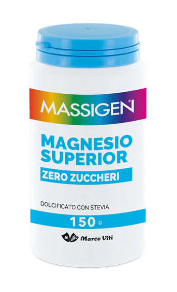 MASSIGEN MAGNESIO SUPERIOR ZERO ZUCCHERI 150 G - Farmacia Mortise