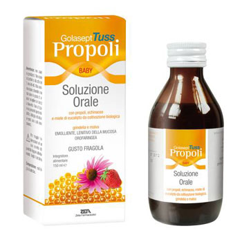 GOLASEPT TUSS PROPOLI BABY SOLUZIONE ORALE 150 ML - Farmacia Mortise