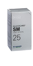 TEST STRIPS PER MISURAZIONE GLICEMIA GLUCOCARD SM 25 PEZZI - Farmacia Mortise