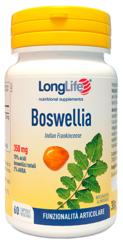 LONGLIFE BOSWELLIA 60 CAPSULE VEGETALI - Farmacia Mortise