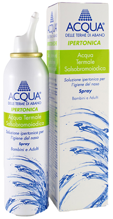 ACQUA DELLE TERME DI ABANO IPERTONICA SPRAY IRRIGAZIONE NASALE 125 ML - Farmacia Mortise
