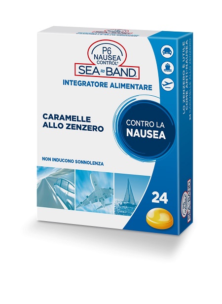 P6 NAUSEA CONTROL CARAMELLE ANTI NAUSEA VIAGGIO ALLO ZENZERO 24 PEZZI - Farmacia Mortise