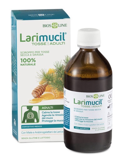LARIMUCIL TOSSE TOSSE ADULTI SCIROPPO CE 0476V 230 G 175 ML - Farmacia Mortise