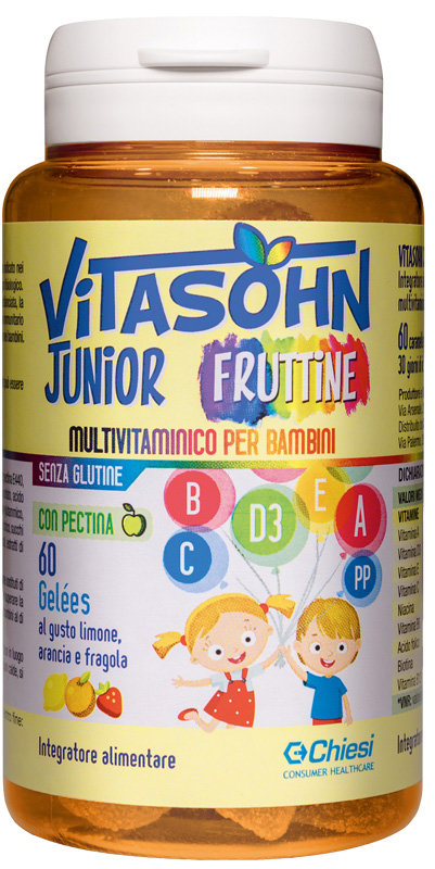 VITASOHN JUNIOR FRUTTINE 60 CARAMELLE - Farmacia Mortise