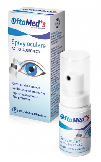 OFTAMED'S SPRAY CULARE OCCHI SECCHI E STANCHI ACIDO IALURONICO 10 ML - Farmacia Mortise