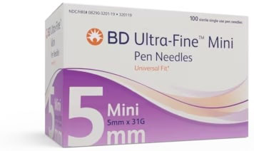 AGO PER PENNA DA INSULINA THINWALL BD GAUGE 31 5 MM 100 PEZZI - Farmacia Mortise