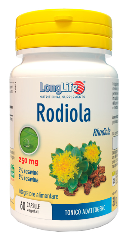 LONGLIFE RODIOLA 60 CAPSULE VEGETALI - Farmacia Mortise
