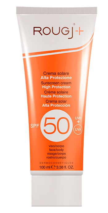 ROUGJ CREMA SOLARE CORPO ALTA PROTEZIONE SPF50 100 ML - Farmacia Mortise