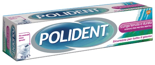 ADESIVO PROTESI DENTALI POLIDENT LUNGA TENUTA 70 G - Farmacia Mortise