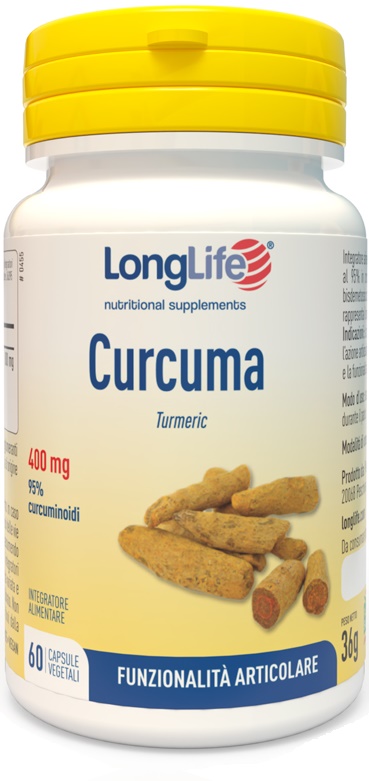 LONGLIFE CURCUMA 60 CAPSULE VEGETALI - Farmacia Mortise