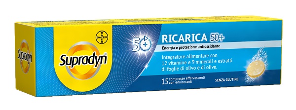 SUPRADYN RICARICA 50+ 15 COMPRESSE EFFERVESCENTI - Farmacia Mortise