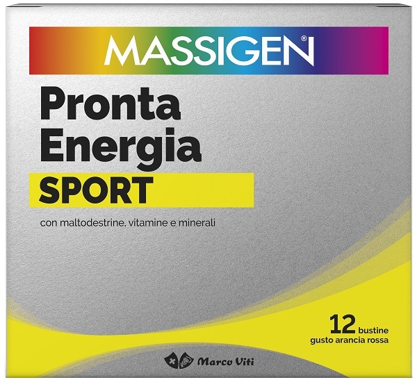 MASSIGEN SPORT PRONTA ENERGIA 12 BUSTINE - Farmacia Mortise