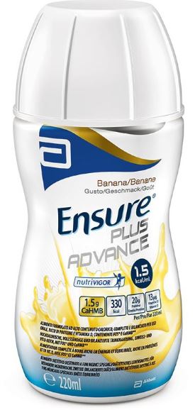 ENSURE PLUS ADVANCE BANANA 4 BOTTIGLIE DA 220 ML - Farmacia Mortise