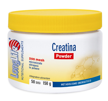 LONGLIFE CREATINA POWDER 150 G - Farmacia Mortise
