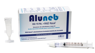 ALUNEB KIT SOLUZIONE ISOTONICA 15 FLACONCINI DA 4 ML + MAD NASAL ATOMIZZATORE - Farmacia Mortise