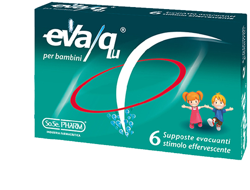 EVA QU BAMBINI SUPPOSTE EVACUANTI 6 PEZZI - Farmacia Mortise
