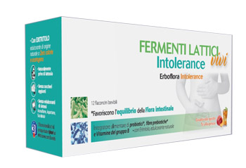 ERBOFLORA INTOLERANCE 12 FLACONCINI DA 10 ML SENZA LATTOSIO - Farmacia Mortise
