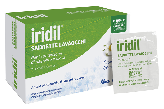 IRIDIL SALVIETTINE LAVAOCCHI 28 PEZZI - Farmacia Mortise