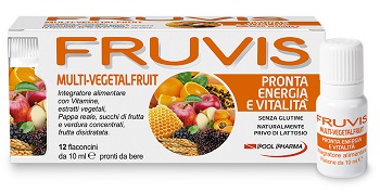 FRUVIS MULTI-VEGETALFRUIT PRONTA ENERGIA E VITALITA' 12 FLA CONCINI DA 10 ML - Farmacia Mortise
