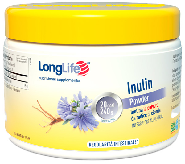 LONGLIFE INULINA POWDER 240 G - Farmacia Mortise