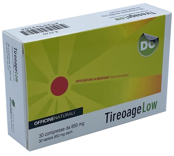 TIREOAGE LOW 30 COMPRESSE 850 MG - Farmacia Mortise