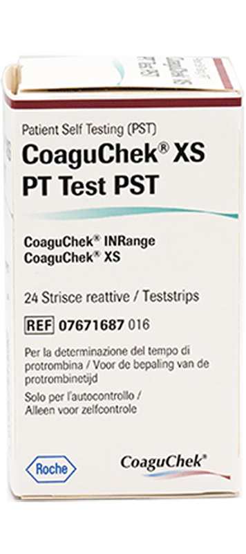 COAGUCHEK XS PT PST 24 STRISCE TEST - Farmacia Mortise
