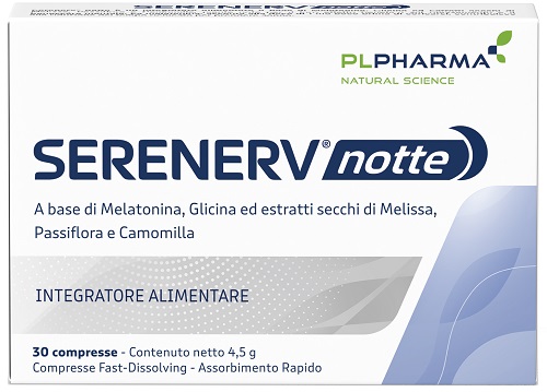 SERENERV NOTTE 30 COMPRESSE - Farmacia Mortise