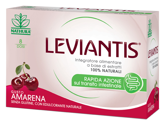 LEVIANTIS SENZA GLUTINE GUSTO AMARENA 8 DOSI / 16 BUSTE - Farmacia Mortise