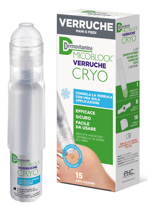 DERMOVITAMINA MICOBLOCK VERRUCHE CRYO SPRAY 38 ML - Farmacia Mortise