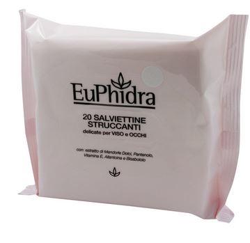 EUPHIDRA SALVIETTINE STRUCCANTI 20 PEZZI - Farmacia Mortise