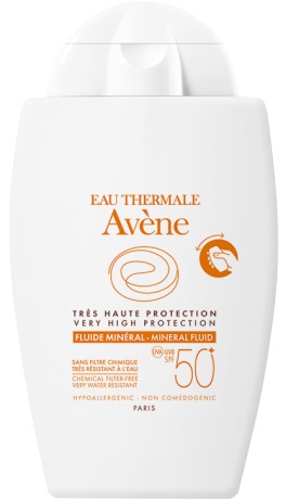 EAU THERMALE AVENE SOLARE FLUIDO MINERALE 50+ 40 ML - Farmacia Mortise