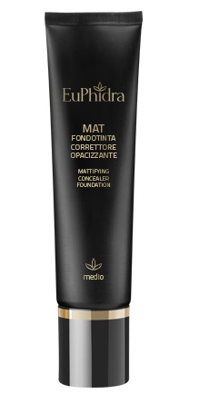EUPHIDRA FDT FLUIDO MAT PELLI IMPURE  MEDIO - Farmacia Mortise