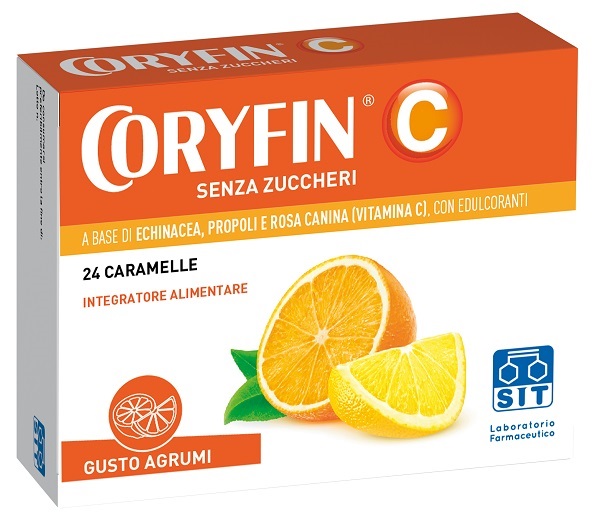 CORYFIN C SENZA ZUCCHERO AGRUMI 48 G - Farmacia Mortise
