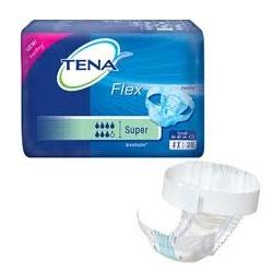 PANNOLONE A CINTURA PER INCONTINENZA TENA FLEX SUPER MEDIO 30 PEZZI - Farmacia Mortise